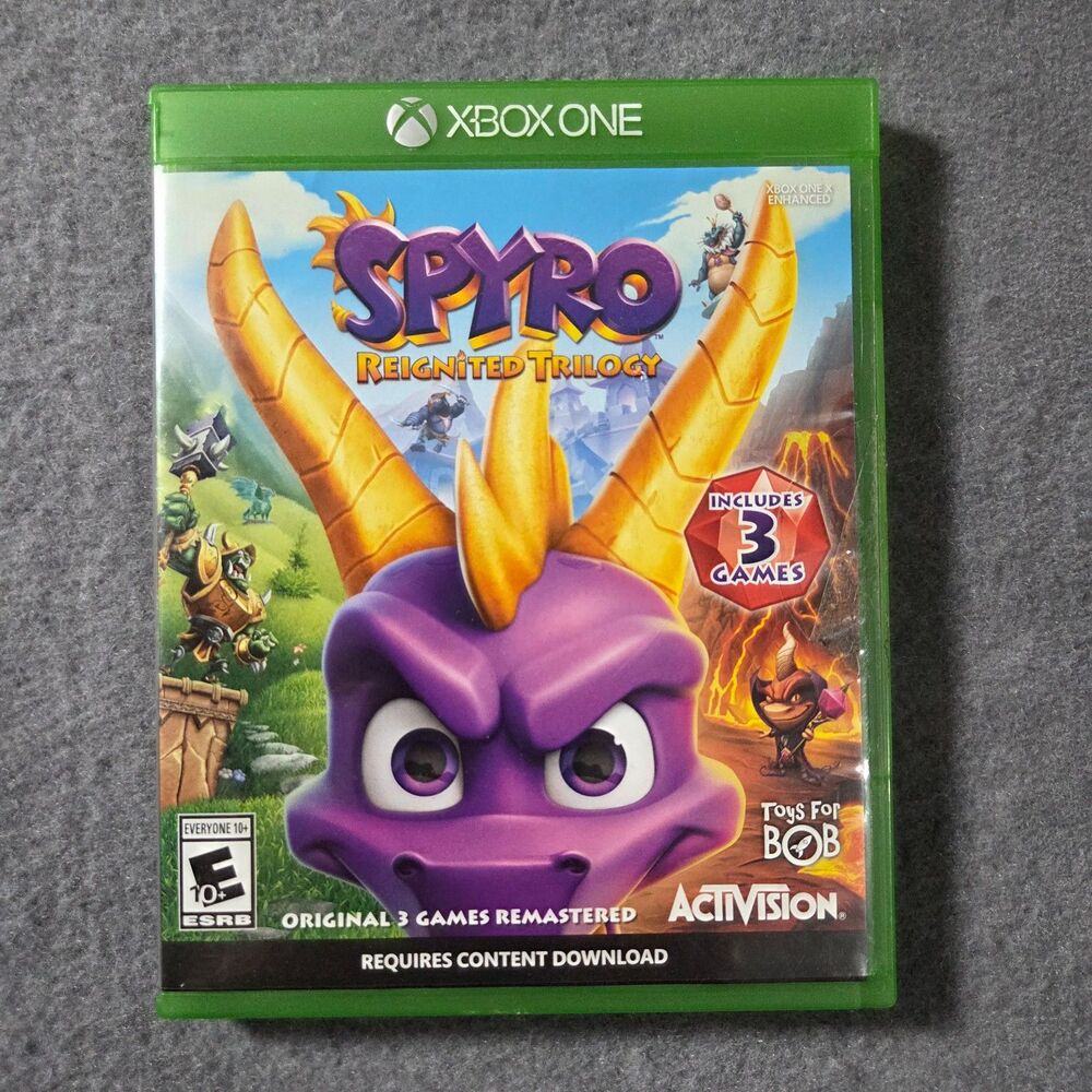Spyro Reignited Trilogy Xbox One Complete Activision 3 Games